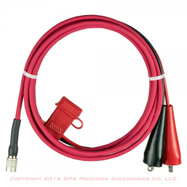 Trimble 73836019 S3, S5, S6, S7, S8, S9, and VX Fused Battery Cable: click to enlarge