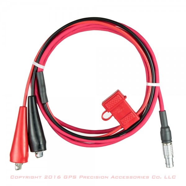GeoMax Zenith 25 Total Station Fused Battery Cable: click to enlarge