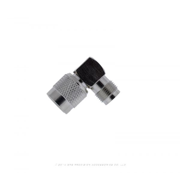 Antenna Cable Adapter Right Angle Male TNC to Female TNC: click to enlarge