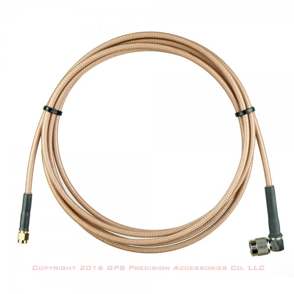 GNSS Antenna Cable SMA to Right Angle TNC: click to enlarge
