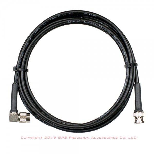 GPS Antenna Cable BNC to Right Angle TNC: click to enlarge