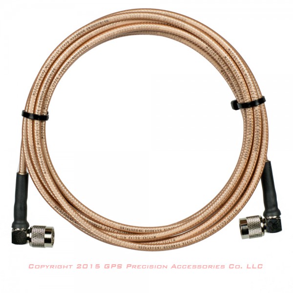 GPS Antenna Cable Reverse Polarity Right Angle TNC to Right Angle TNC: click to enlarge