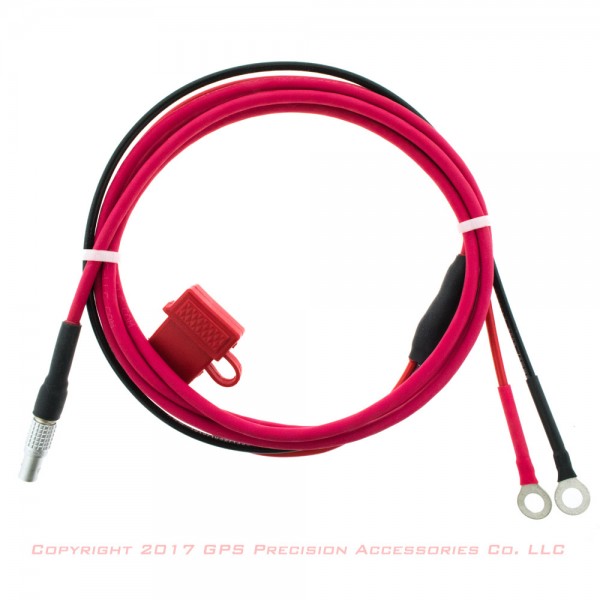 Trimble 46125 Battery Cable with ATO Fuse and Holder and Ring Terminals: click to enlarge