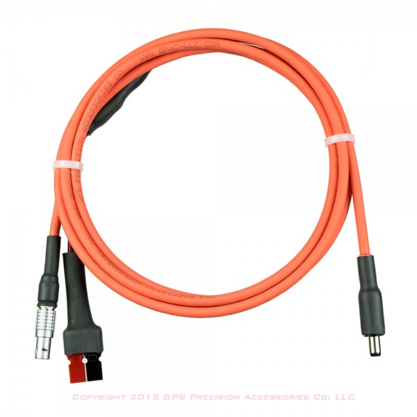 Topcon GTS 1 meter Battery Cable and DC Converter: click to enlarge